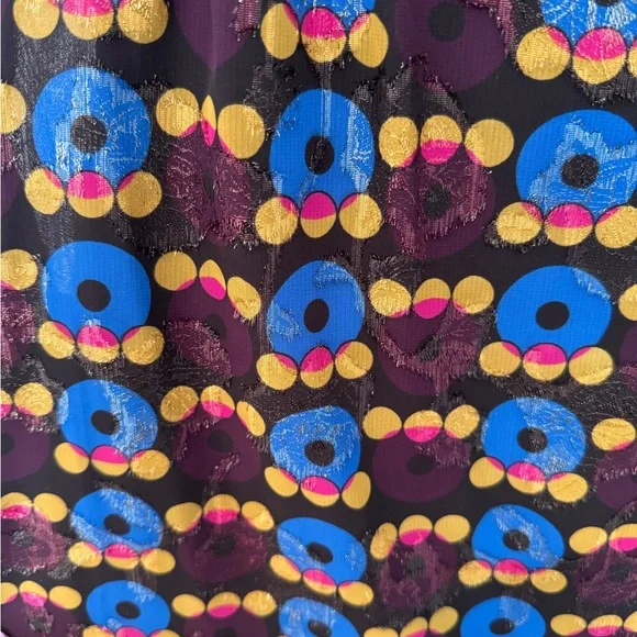 Anna Sui for Target Retro Metallic Mini Shift Dress Size 1X - Picture 6 of 9